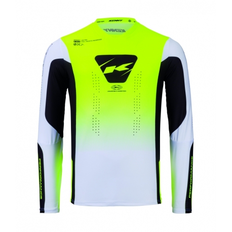 KENNY RACING KOSZULKA CROSS/ENDURO PERFORMANCE KID/JUNIOR/DZECIĘCE YELLOW KOLOR ŻÓŁTY ROZMIAR XXS (7/9 LAT)