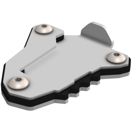 CROSSPRO NOWOŚĆ POSZERZENIE STOPKI BOCZNEJ DUCATI DESERTX '22-'24 KOLOR SREBRNY/CZARNY