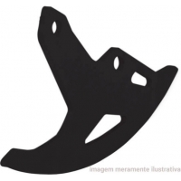 CROSSPRO NOWOŚĆ OSŁONA TARCZY HAMULCOWEJ TYŁ ALUMINIUM PASUJE DO: HONDA CRF 250/450 '04-, KOLOR CZARNY MAT