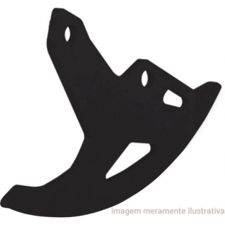 CROSSPRO NOWOŚĆ OSŁONA TARCZY HAMULCOWEJ TYŁ ALUMINIUM PASUJE DO: HONDA CRF 250/450 '04-, KOLOR CZARNY MAT