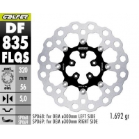 GALFER TARCZA HAMULCOWA PRZÓD HARLEY-DAVIDSON (320X56X5) PŁYWAJĄCA (CUBIQ) (OVERSIZE) (WYMAGA SP068 SP69)