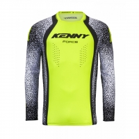 KENNY RACING KOSZULKA CROSS/ENDURO FORCE PIXEL WHITE NEON YELLOW KOLOR BIAŁY/ ŻÓŁTY FLUO ROZMIAR S