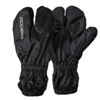 MODEKA WODOODPORNE (PRZECIWDESZCZOWE) NAKŁADKI NA RĘKAWICE / DŁONIE KOLOR CZARNY ROZMIAR S/M