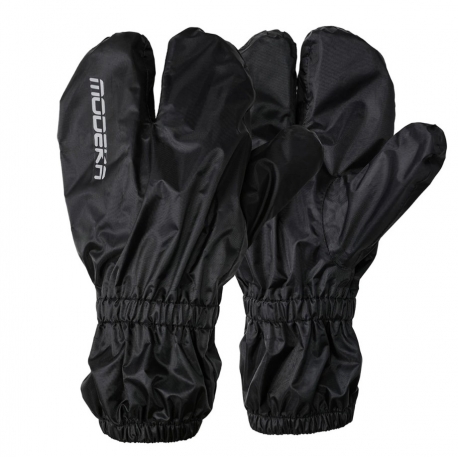 MODEKA WODOODPORNE (PRZECIWDESZCZOWE) NAKŁADKI NA RĘKAWICE / DŁONIE KOLOR CZARNY ROZMIAR L/XL