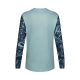 KOSZULKA ROWEROWA Z DŁUGIM RĘKAWEM JUNIOR FOX RANGER IMG PRINT ARCTIC BLUE YS