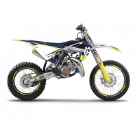 BLACKBIRD KOMPLET NAKLEJEK (OKLEIN) HUSQVARNA TC 85 '18-'24 DREAM 5 KOLOR ŻÓŁTY CZARNY BIAŁY NIEBIESKI