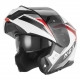 NOX KASK SZCZĘKOWY (FLIP-UP) Z BLENDĄ N968 SHIFT KOLOR CZARNY/CZERWONY/BIAŁY ROZMIAR M