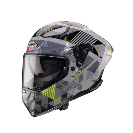 CABERG KASK INTEGRALNY Z BLENDĄ MODEL DRIFT EVO II PRISM KOLOR SZARY/CZARNY/ŻÓŁTY FLUO MAT ROZMIAR L