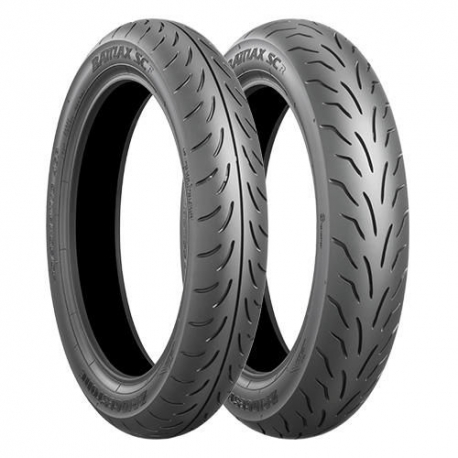 BRIDGESTONE OPONA 110/90-13 SC 55P TL PRZÓD DOT 22/2025