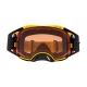 Oakley gogle Airbrake MX Moto Yellow B1B with Prizm Bronze