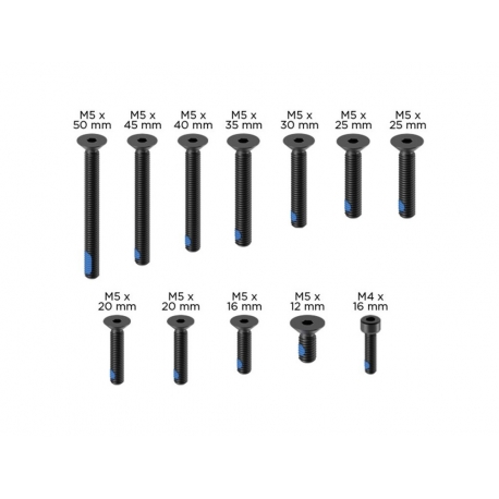 Quad Lock Screw Set Pro Black V2
