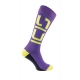 Socks OFF SPRINT Violet Yellow