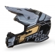 PROGRIP KASK CROSS PG3080 ADVENTURE KOLOR CZARNY SZARY ZŁOTY MAT ROZM. S (3080-402) ( HOMOLOGACJA ECE 22R06, ZAPIĘCIE DD )