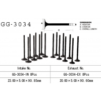 VESRAH ZAWÓR WYDECHOWY SUZUKI GSX 600F '92-97' (OEM: 12912-19E00) (1SZT.) (MADE IN JAPAN)