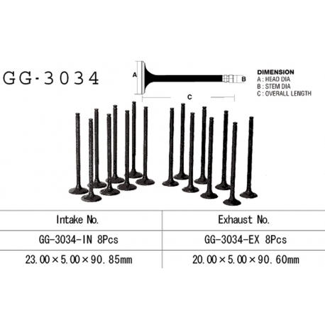 VESRAH ZAWÓR WYDECHOWY SUZUKI GSX 600F '92-97' (OEM: 12912-19E00) (1SZT.) (MADE IN JAPAN)