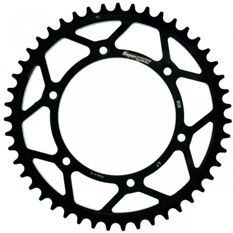 SUPERSPROX ZĘBATKA TYLNA 808 47 SUZUKI DRZ 400 '00-'24 (JTR808.47) (KOLOR CZARNY STALOWA