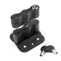 Overland Lockable Mount - Including Lock - Black