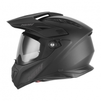 NOX KASK OFFROAD / TRAIL DUOSPORT (DUAL) N350 SOLID Z SZYBKĄ I BLENDĄ KOLOR CZARNY MAT ROZMIAR M