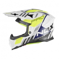 NOX KASK OFF ROAD / CROSS N634 STORM KOLOR BIAŁY/NIEBIESKI/ŻÓŁTY FLUO ROZMIAR XL
