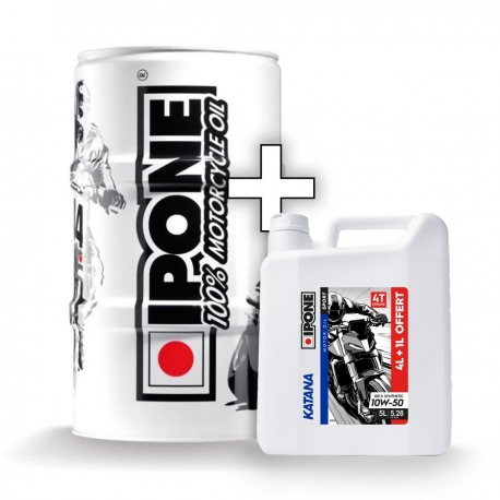 IPONE KATANA 10W50 OLEJ SILNIKOWY 100 % SYNTETYK 60L BECZKA (ESTER, MA2) (AKC) + 5L ZA 1ZŁ