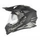 NOX KASK OFFROAD / TRAIL DUOSPORT (DUAL) N312 TRACK Z SZYBKĄ I BLENDĄ KOLOR CZARNY MAT/SREBRNY ROZMIAR L