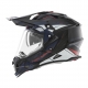 NOX KASK OFFROAD / TRAIL DUOSPORT (DUAL) N312 TRACK Z SZYBKĄ I BLENDĄ KOLOR CZARNY/CZERWONY/NIEBIESKI ROZMIAR L