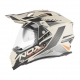 NOX KASK OFFROAD / TRAIL DUOSPORT (DUAL) N312 TRACK Z SZYBKĄ I BLENDĄ KOLOR POMARAŃCZOWY/PIASKOWY MAT ROZMIAR M