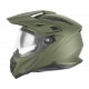 NOX KASK OFFROAD / TRAIL DUOSPORT (DUAL) N350 SOLID Z SZYBKĄ I BLENDĄ KOLOR ZIELONY (KHAKI) MAT ROZMIAR L