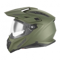 NOX KASK OFFROAD / TRAIL DUOSPORT (DUAL) N350 SOLID Z SZYBKĄ I BLENDĄ KOLOR ZIELONY (KHAKI) MAT ROZMIAR XXL