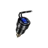 BIKETEC PRO MOTOCYKLOWE GNIAZDO DIN 2X USB-A 3.0 Z WOLTOMIERZEM BMW / TRIUMPH (EL)