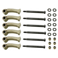 BRONCO ZESTAW DŹWIGIENEK (ŁAPKI) SPRZĘGŁA ODŚRODKOWEGO (ŁAPKI, ŚRUBY, NAKRĘTKI I PODKŁADKI) CAN AM OUTLANDER 800 '06-'12 (OEM: 4