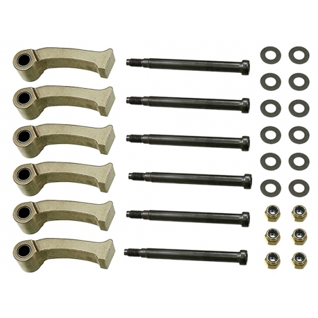 BRONCO ZESTAW DŹWIGIENEK (ŁAPKI) SPRZĘGŁA ODŚRODKOWEGO (ŁAPKI, ŚRUBY, NAKRĘTKI I PODKŁADKI) CAN AM OUTLANDER 800 '06-'12 (OEM: 4