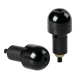 90638 Universal bar ends (2 pcs) - Black 17/23 mm