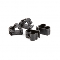 AWORKX UCHWYTY / MOCOWANIA PRZEWODÓW KTM / HUSQVARNA / GASGAS (KOMPLET - 4 SZTUKI) KOLOR CZARNY