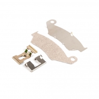 AWORKX SPRĘŻYNA / BLASZKA USTALAJĄCA PLUS PODKŁADKA TERMICZNA ZACISKU HAMULCOWEG PRZÓD / PRZEDNIEGO NISSIN - 1 SZTUKA