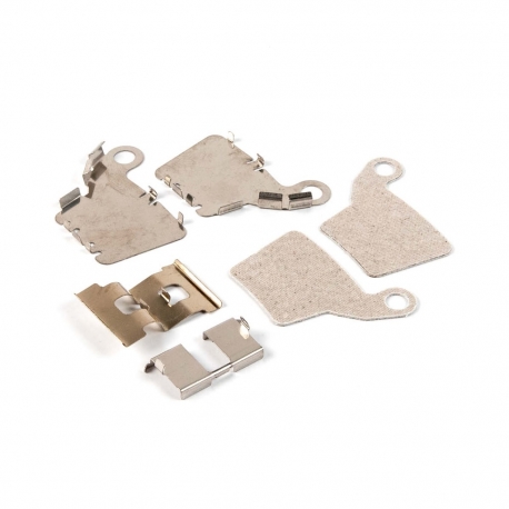 AWORKX SPRĘŻYNA / BLASZKA USTALAJĄCA PLUS PODKŁADKA TERMICZNA ZACISKU HAMULCOWEG TYŁ / TYLNEGO NISSIN - 1 SZTUKA