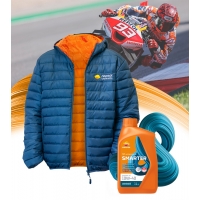 REPSOL PROMOCJA KURTKA ROZM. XL + OLEJ SILNIKOWY 4T SMARTER SYNTHETIC 10W40 1L MA2 SYNTETYCZNY 40SZT