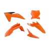 RACETECH (RTECH) KOMPLET PLASTIKÓW KTM SX 65 '24-'25 KOLOR POMARAŃCZOWY / CZARNY