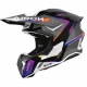 AIROH KASK CROSS / ENDURO / ATV / QUAD TWIST 3 HUSTLE GLOSS KOLOR CZARNY/FIOLETOWY/BIAŁY ROZMIAR S