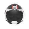 NOX KASK OTWARTY JET Z BLENDĄ N182 ROUND KOLOR CZARNY MAT/CZERWONY ROZMIAR XL