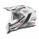 NOX KASK OFFROAD / TRAIL DUOSPORT (DUAL) N312 TRACK Z SZYBKĄ I BLENDĄ KOLOR CZERWONY/BIAŁY ROZMIAR S