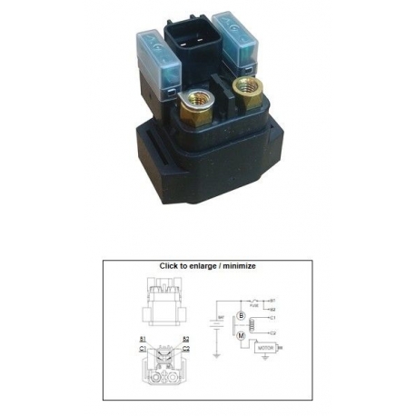 DZE PRZEKAŹNIK ROZRUSZNIKA YAMAHA YFM 125 RAPTOR '11-'13 YFM 250 RAPTOR '08-'13 YFM 700 RAPTOR '13-'20 YXR 450 RHINO '07-'09 