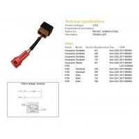 DZE JEDNOSTKA TRANSIL HUSQVARNA 125/200/250/401 SVARTPILEN '20- KTM 125/250/390 DUKE/ADVENTURE '20- (TRANSIL)(OEM 28111096000)