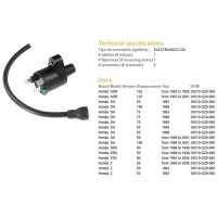 DZE CEWKA ZAPŁONOWA HONDA NSR 125 '93-'01 (30510-GZ9-000) TRX90 '93-'05