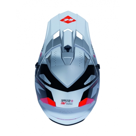 KENNY RACING CZĘŚCI ZAMIENNE DASZEK DO KASKU TRACK GRAPHIC SPEED BLACK RED