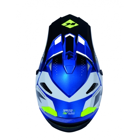 KENNY RACING CZĘŚCI ZAMIENNE DASZEK DO KASKU TRACK GRAPHIC SPEED NEON BLUE