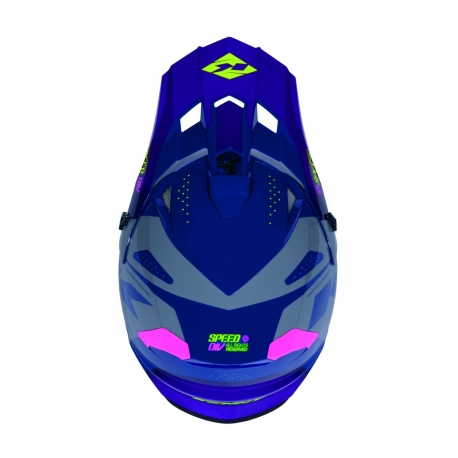 KENNY RACING CZĘŚCI ZAMIENNE DASZEK DO KASKU TRACK GRAPHIC SPEED PURPLE PINK
