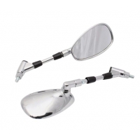 EMGO LUSTERKO SUZUKI SFV 650 GLADIUS '09, GSX 1300 B-KING '08-'09 PRAWE (OEM: 56500-41F40) CHROMOWANE (WZÓR ORYGINAŁU) (HOMOLOGA