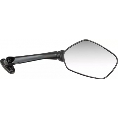 EMGO LUSTERKO HONDA CBR 650 F '14-'18 PRAWE (OEM: 88110-MJE-305/D01) KOLOR CZARNY (WZÓR ORYGINAŁU) (HOMOLOGACJA)