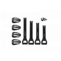 UFO PASKI, KLAMRY, ZAPIĘCIA, ŚRUBY DO BUTÓW XANDER (4SZT) KOLOR CZARNY